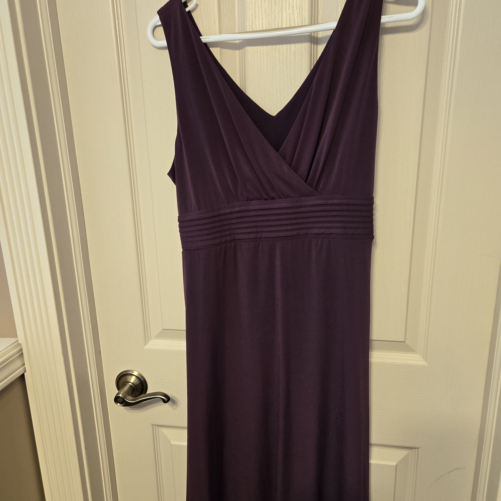 Elegant Deep Purple Dress